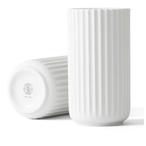 Lyngby Vase - 20,5 cm - Hvid