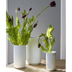 Lyngby Vase - 20,5 cm - Hvid