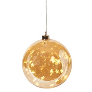 Kugle 15 LED - �15 cm Glas - til batteri