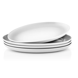 Eva Trio Legio Nova Oval Coupe Tallerken - 24,5 cm - 4 stk.