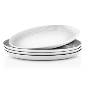 Eva Trio Legio Nova Oval Coupe Tallerken - 24,5 cm - 4 stk.