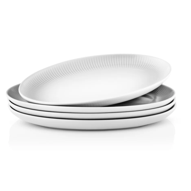 Eva Trio Legio Nova Oval Coupe Tallerken - 24,5 cm - 4 stk.