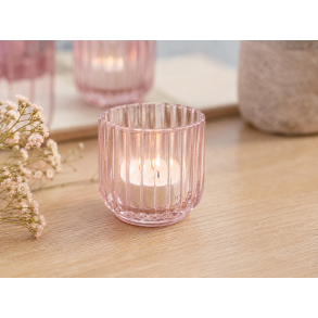 Lyngby Stagen - 6.5 cm - Pink Glas