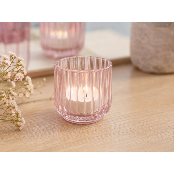 Lyngby Stagen - 6.5 cm - Pink Glas