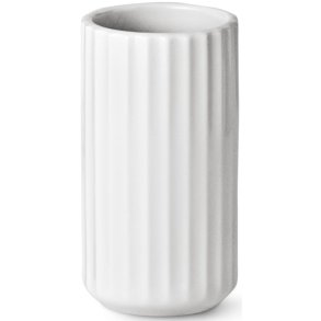 Lyngby Vasen - Hvid - 9 cm