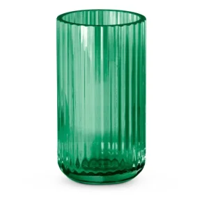 Lyngby Vasen - 15 cm - Grnt Glas 