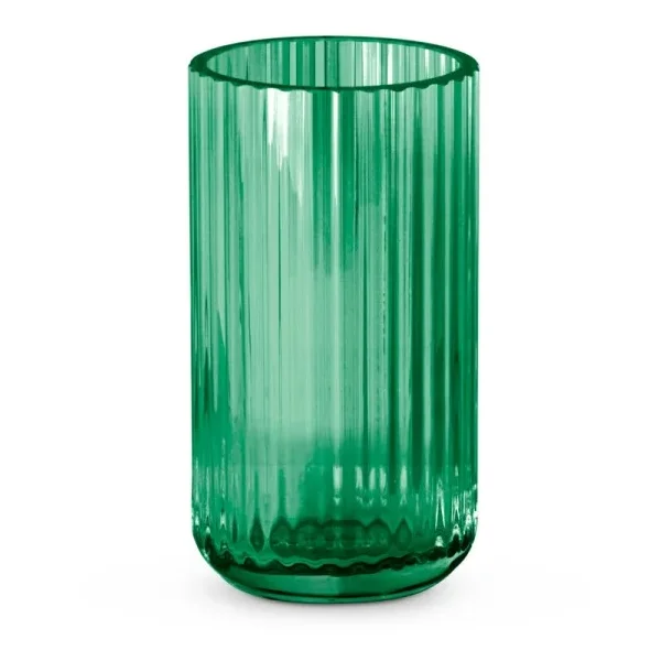Lyngby Vasen - 15 cm - Grn Glas 