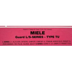 PureAir St�vsugerposer MI10 - Miele Guard L/S-series