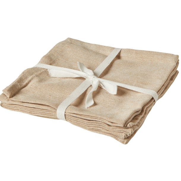 Mundservietter - 40 x 40 cm - 4 stk. H�r - Bomuld