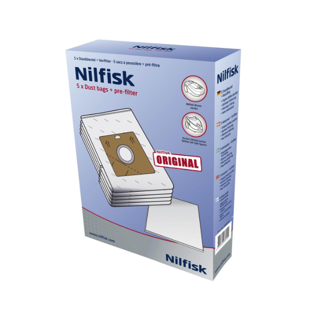 Nilfisk Stvsugerposer Action /Bravo - 5 stk.