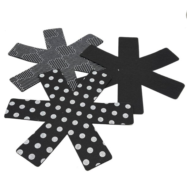 Pandebeskyttere - Sort - 3 stk.