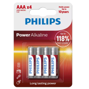 Philips Power Alkaline AAA - 4 stk.