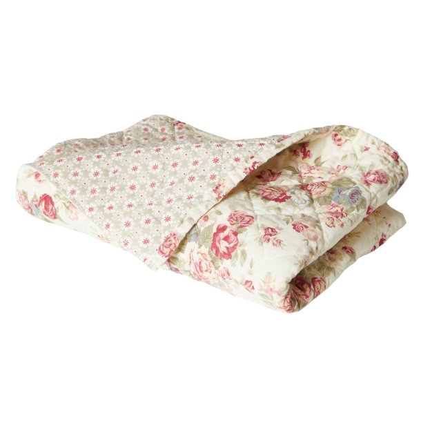 Picnic T�ppe 130x170 cm Roser pink/hvid