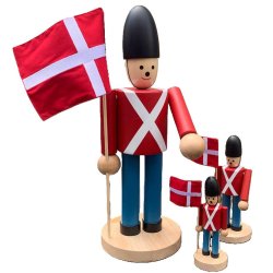 Piffany Garder med Flag - 23 cm