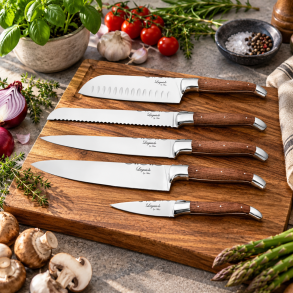 Laguiole By H�ws Chef Knivs�t - 5 Dele - Egetr�