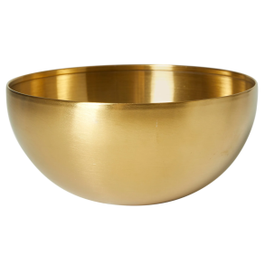 Sk�l - 15 cm - Rustfrit St�l - 'Guld'