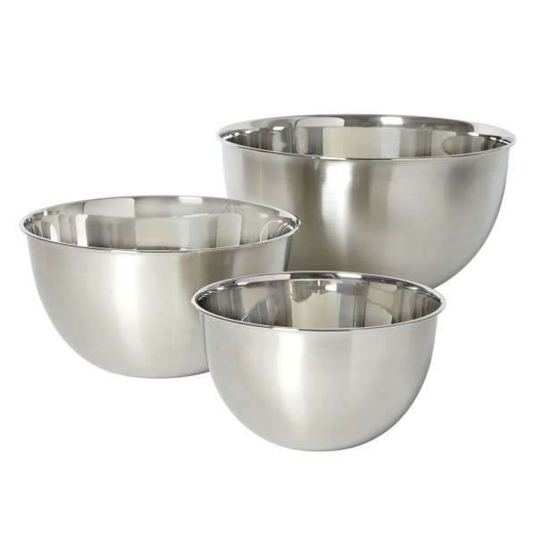 Sk�les�t - Rustfrit St�l - 3 stk. - 15/19/24 cm
