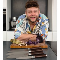 Sobczyk Damaskus Santoku Kniv