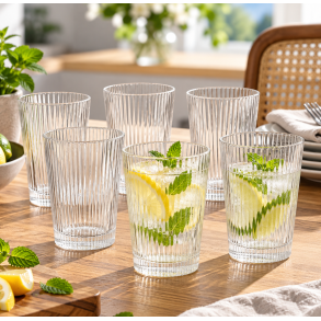 Stelton Pilastro Drikkeglas - 24 cl - 6 stk.