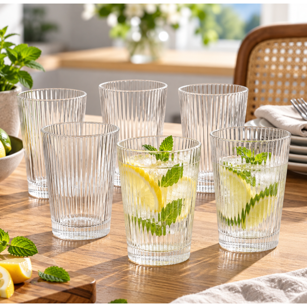 Stelton Pilastro Drikkeglas - 24 cl - 6 stk.