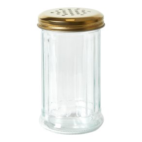 Str�d�se - 13,5 cm - - Glas - Guld