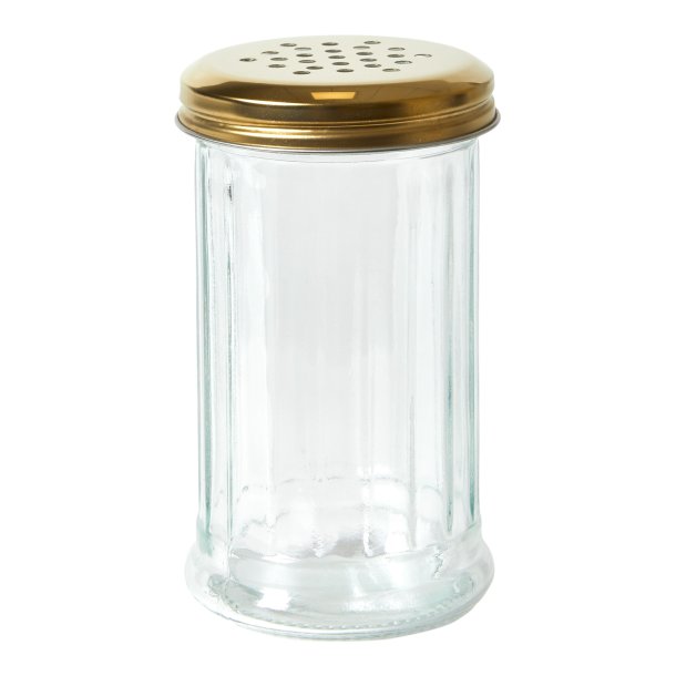 Str�d�se - 13,5 cm - - Glas - Guld