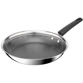 Tefal Emotion Plus Power Hybrid Pande 24 cm - St�l med Tri-Ply Mesh