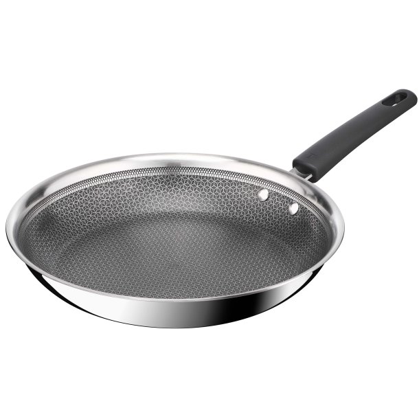 Tefal Emotion Plus Power Hybrid Pande 24 cm - St�l med Tri-Ply Mesh