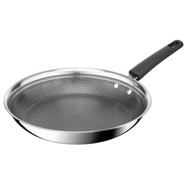 Tefal Emotion Plus Power Hybrid Pande - 28 cm - St�l med Tri-Ply Mesh