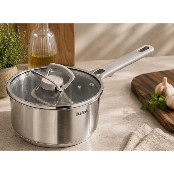Tefal Extreme Kasserolle - St�l - 18 cm - Med L�g