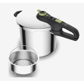 Tefal Secure Trendy Trykkoger - 8 l  - Med Dampindsats