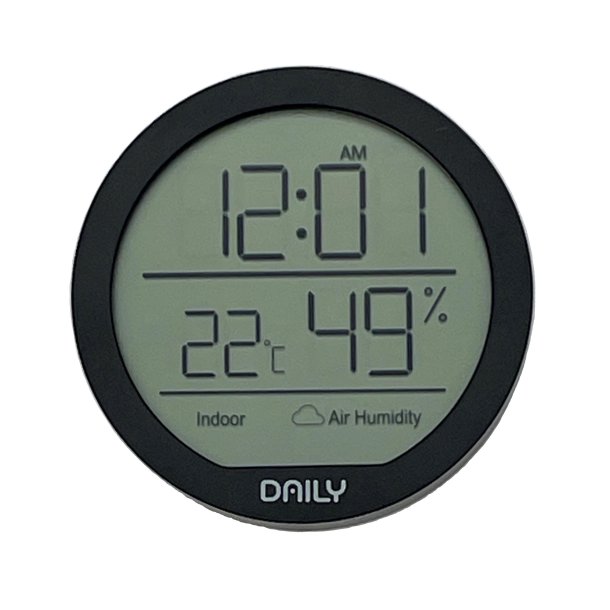 Daily Termometer med Hygrometer &amp; Magnet - 9 cm