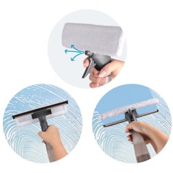 Vinduesvasker 3-i-1 - Spray, Vask og Skrab