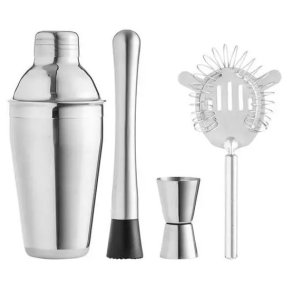 Cocktailshaker - S�t med 4 Dele