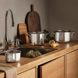 Eva Trio Rustfrit Stl Grydest - 3 Dele