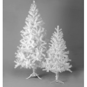 Imiteret Juletr - Hvidt - 120 cm