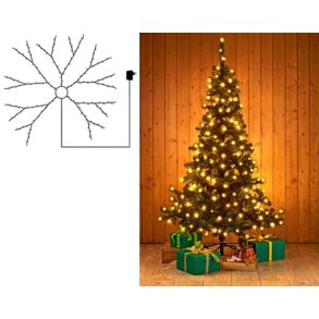 Conzept Christmas Juletrskde 330 LED - Varm Hvid