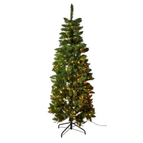 Kunstigt Juletr - 90 cm - med 100 LED-lys