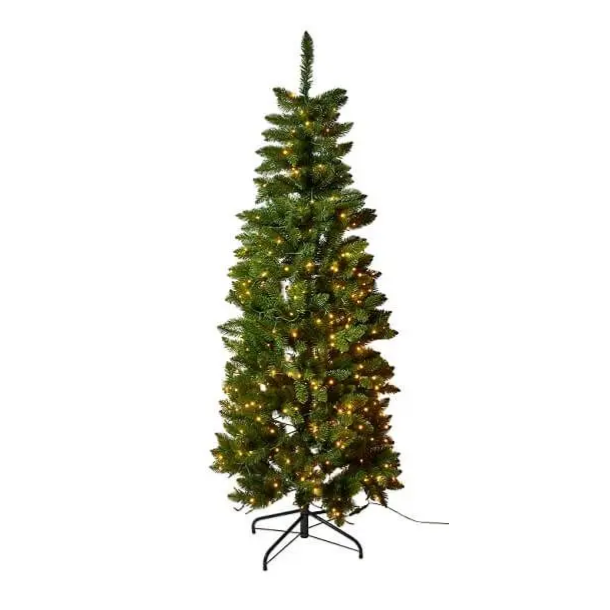 Kunstigt Juletr - 90 cm - med 100 LED-lys