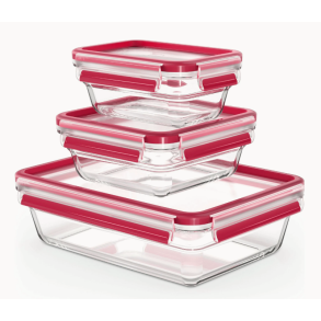 Tefal MasterSeal Glasfade med Lg - 6 Dele