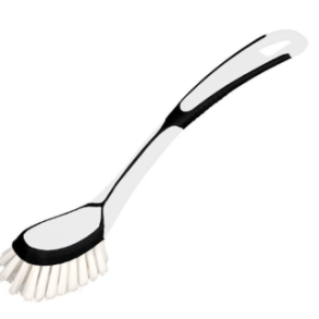 Opvaskebrste Nylonhr - Gummigreb - Hvid