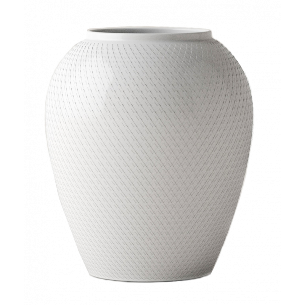 Urimelig klap bånd Lyngby Rhombe Vase - 25 cm - Vaser fra Lyngby Porcelæn. Alstrøm Isenkram