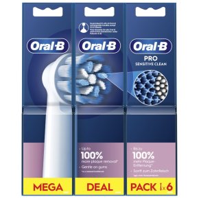 Oral B - L�se B�rster - Sensitive - 6-pack