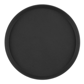 Rund Serveringsbakke - 35 cm - Sort