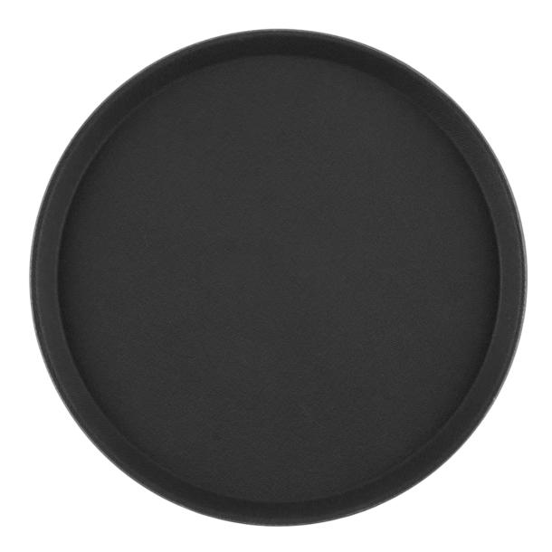 Rund Serveringsbakke - 35 cm - Sort