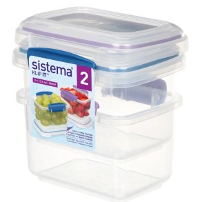 Sistema KLIP IT Opbevaringsboks - 400 ml - 2 pk.