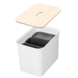 SmartStore Collect Affaldsspandes�t 76 L - Hvid