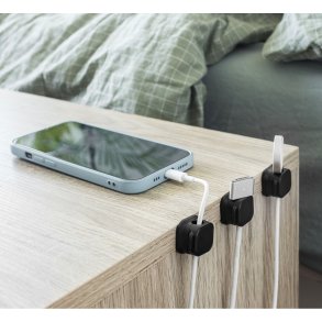 Magnetisk Kabelholder - 6 stk.