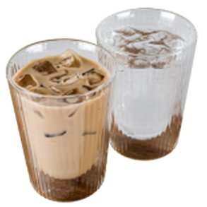 Termoglas med Riller - 2 stk. - 35 cl