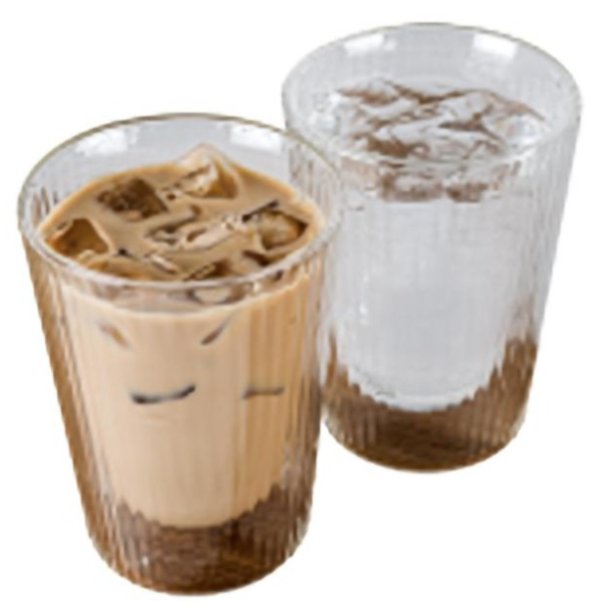 Termoglas med Riller - 2 stk. - 35 cl